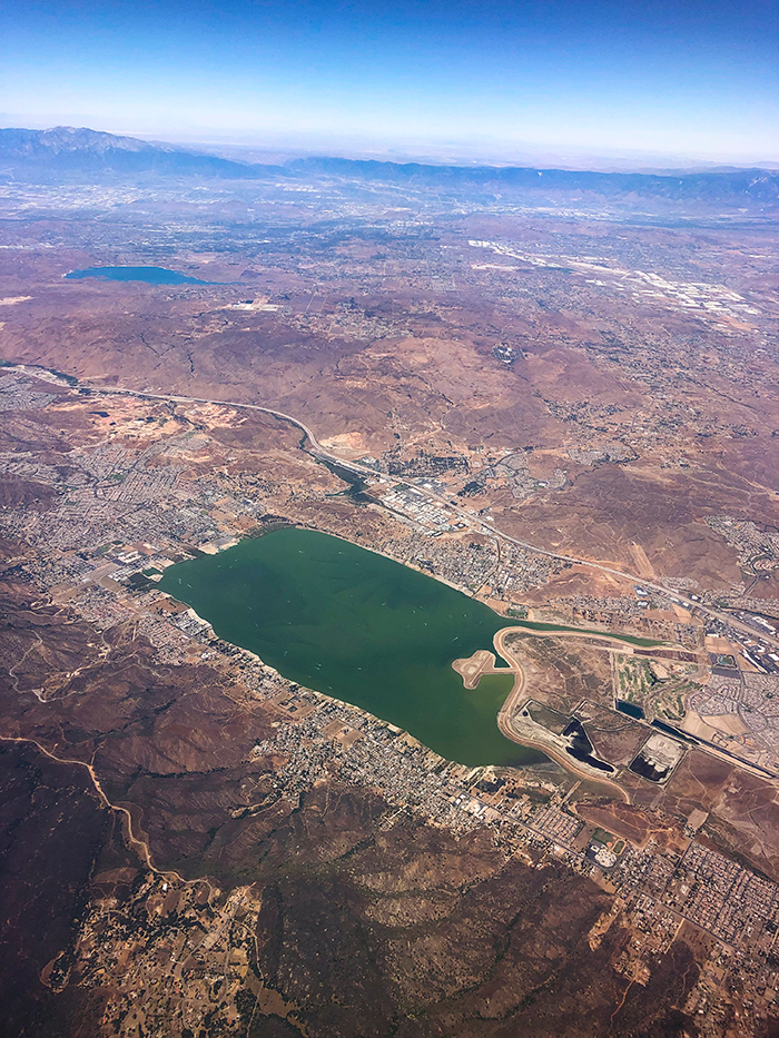 Aerial Photo of Lake Elsinore