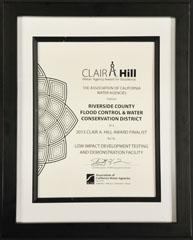 Clair A. Hill Water Agency Award for Excellence - Finalist